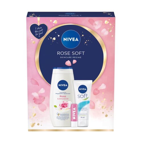 Nivea Poklon set ženski Rose Soft 3/1 Cijene