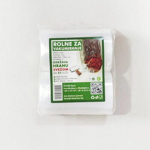  vakum kese 12cm x 15m 2kom Cene