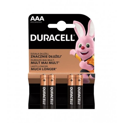 Duracell Baterije alkalne AAA LR3 1,5V 4/1 Cijene