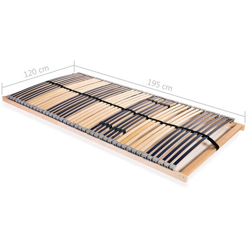  Podnica za krevet s 42 letvice i 7 zona 120 x 200 cm Slike