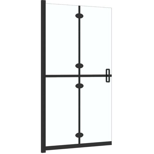 VidaXL Sklopiva pregrada za tu&amp;scaron;iranje prozirna ESG staklo 80 x 190 cm Slike