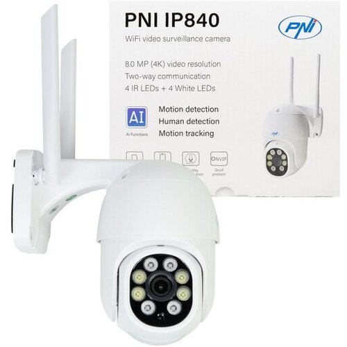 PNI IP840 WiFi brezžična kamera, 8MP, AI funkcije, Slike