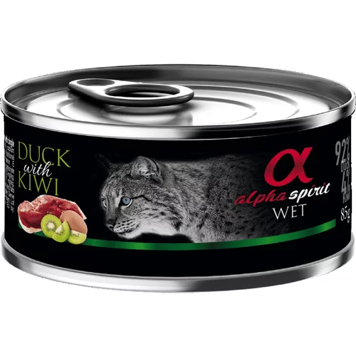 Alpha Spirit Alpha Snack Duck&Kiwi, monoproteinska hrana za mačke, pačetina s kivijem, 85 g