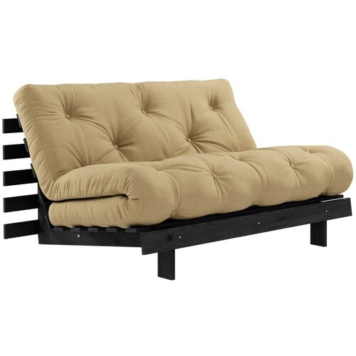 Karup Design Senf žuta sklopiva sofa 140 cm Roots Black Night &amp;ndash; Slike