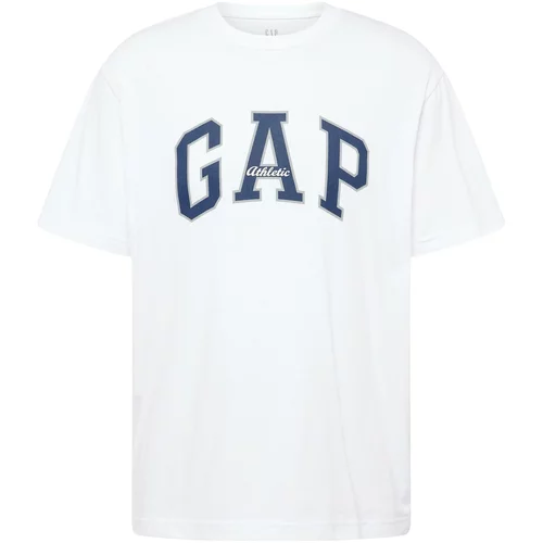 GAP Majica morsko plava / svijetlosiva / bijela