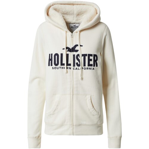 Hollister Jopa na zadrgo črna / bela Slike