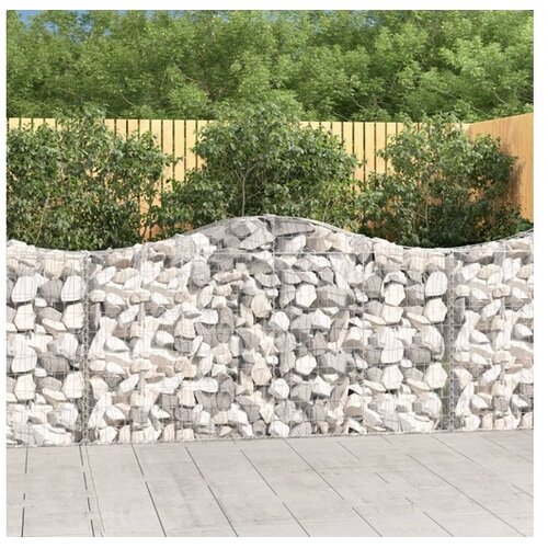  Lučne gabionske košare 6 kom 200x30x100/120cm pocinčano željezo Cene