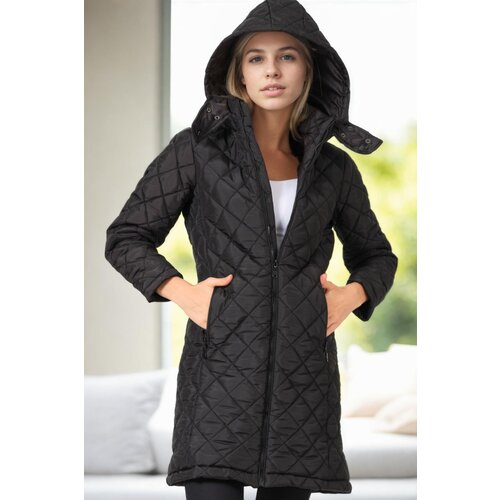 Dewberry Z6654 WOMEN'S COAT-BLACK-1 Cijene