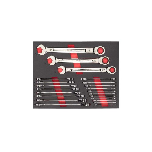  Milwaukee Set metričkih kombinovanih ključeva sa čegrtaljkom, 6 32 mm, Maxbite, 22 kom 4932493248 Cene