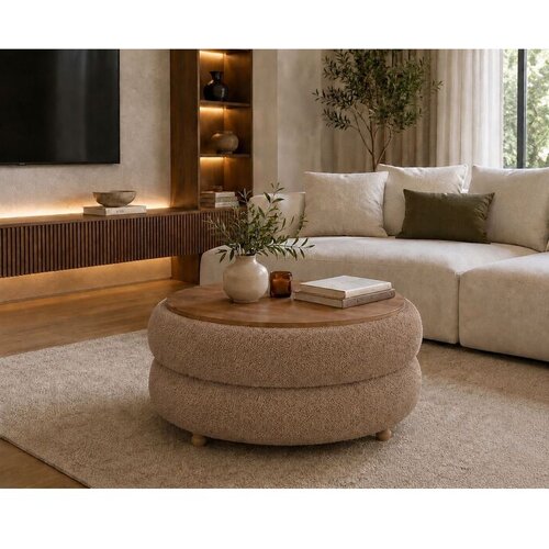 Hanah home Ven&amp;uuml;s klub sto &amp;Oslash; 70 cm, braon Slike