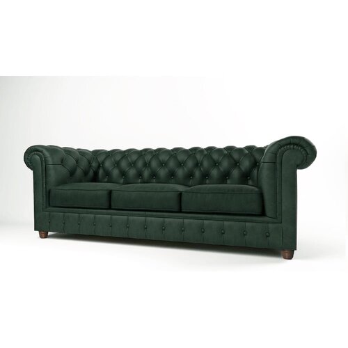 Ropez Temno zelena žametna sedežna garnitura 230 cm Cambridge – Ropez Cene