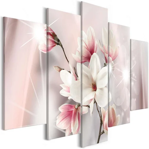  Slika - Dazzling Magnolias (5 Parts) Wide 100x50