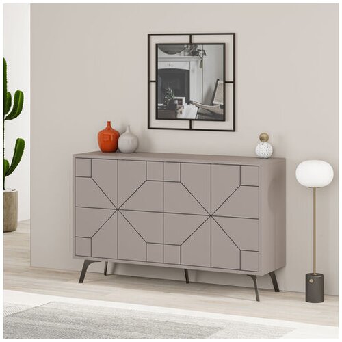 Hanah home Konzola, Lagana moka, Dune - Light Mocha Cene