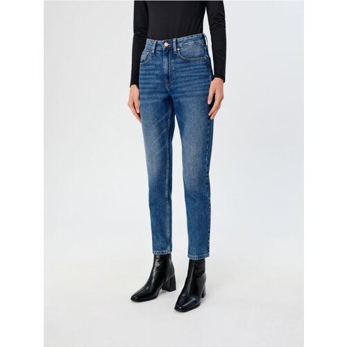 Sinsay ženske straight mid rise traperice WM296-55J Slike