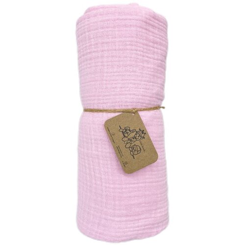 Tri Drugara muslin prekrivač roze 120X120Cm četvoroslojni Cene