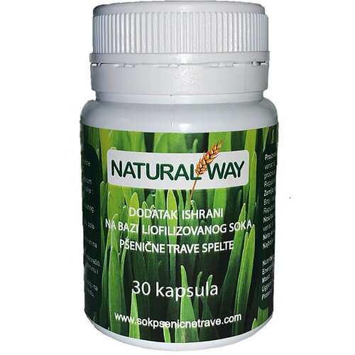 Natural Way Liofilizovani sok speltine trave - 30 cps, 15g Cene