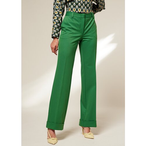 P....s....fashion ženske pantalone JZ22PAN902 01 zelene Slike