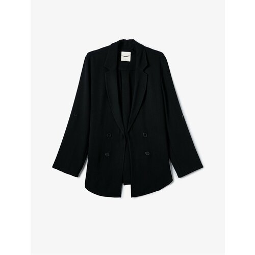 Koton Blazer Jacket Double Breasted Buttoned Foldable Sleeve Casual Fit Slike