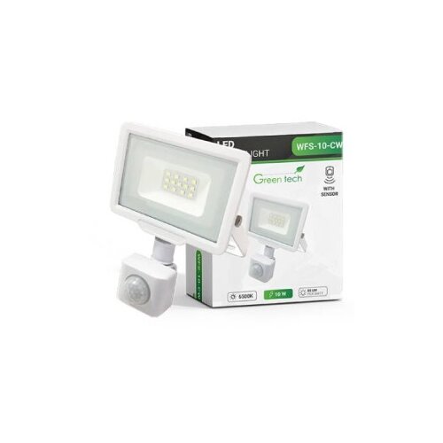 Greentech LED reflektor sa senzorom 10W 6000K IP65 85lm Cijene