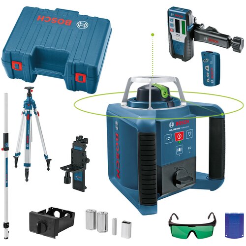 Bosch Rotacioni laser GRL300HVG + GR240 + BT300HD 061599404B Slike