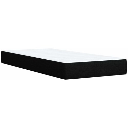  Boxspring krevet s madracem Crna 90 x 190 cm Tkanina - Crna 90 x 190 cm Dizajn linija Slike