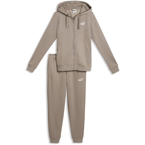 Puma Ženska trenerka Hooded Sweat Suit Full-Zip FL CL, Bež Cene