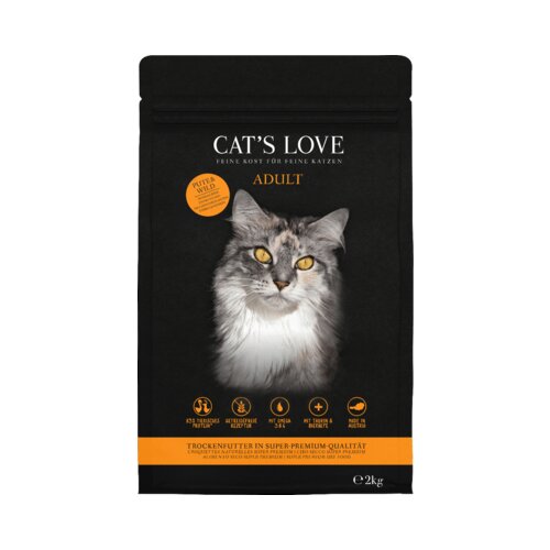 Cat's Love Suha mačja hrana "Adult Turkey & Wild" - 2 kg Cene