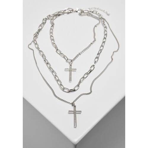 Urban Classics Accessoires Silver necklace with cross layering Cijene