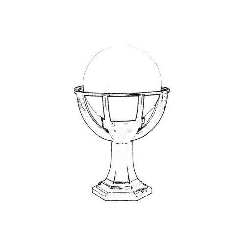 Opviq Vanjska zidna lampa BSU-68080-BSY-M6-KOP, 45 cm, IP65, E27, Crna Slike