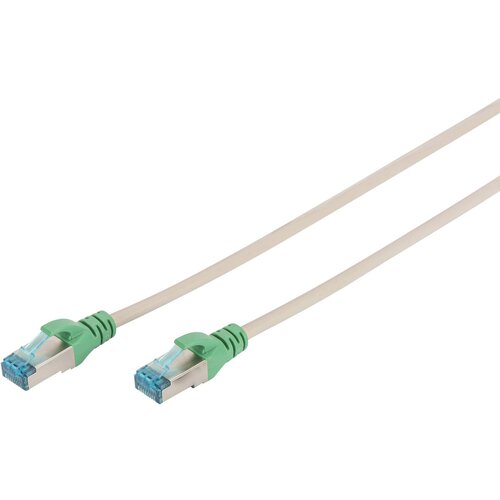Digitus RJ45 (prekrižan) omrežni priključni kabel CAT 5e F/UTP 0.50 m siva zviti pari, (20410779) Cene