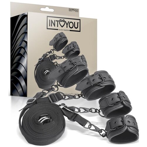 Intoyou Black Shadow Omejitev za vegansko usnjeno posteljo, (21079264) Slike