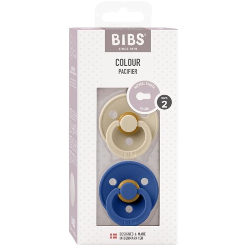 Bibs Colour dude (okrugle) - Vanilla/Cornflower (vel.2) Cijene