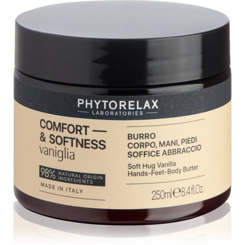 Phytorelax Laboratories Comfort &amp;amp; Softness Vanilla maslo za roke, noge in telo 250 ml Slike