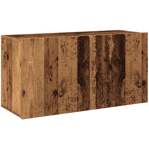 Maison Chic Stenska TV omarica - TV stojalo - Televizijska omarica starinski les 80x30x41 cm, (21699911) Slike