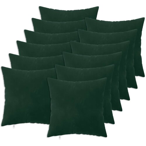  Presvlaka za jastuk 12 pcs HEERLEN Tamnozelena 50 x 50 cm Cene