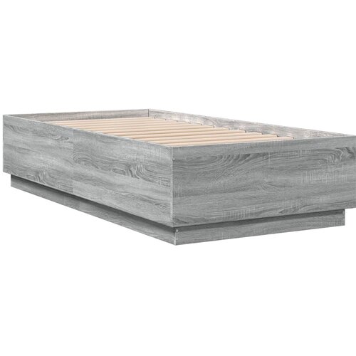 VidaXL Okvir za krevet boja hrasta 90x190 cm od konstruiranog drva Slike