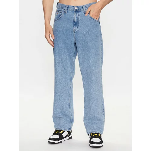 Tommy Jeans Jeans hlače Aiden DM0DM16678 Modra Baggy Fit