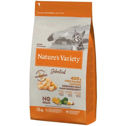 Nature's Variety Hrana za mačiće Selected, Piletina - 1.25 kg Slike