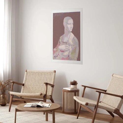  Plakat - Pastel Lady 40x60 Bez okvira s margom Slike