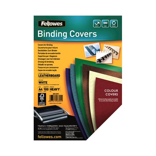 Fellowes karton za koričenje 5370104 250gr. A4, beli Slike