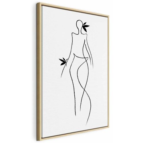  Slika - Exotic Dance (1 Part) vertical 40x60 U prirodnom drvenom okviru Cene