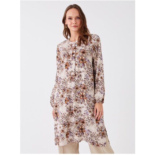 LC Waikiki Women&amp;#039;s Crew Neck Floral Long Sleeve Tunic Slike