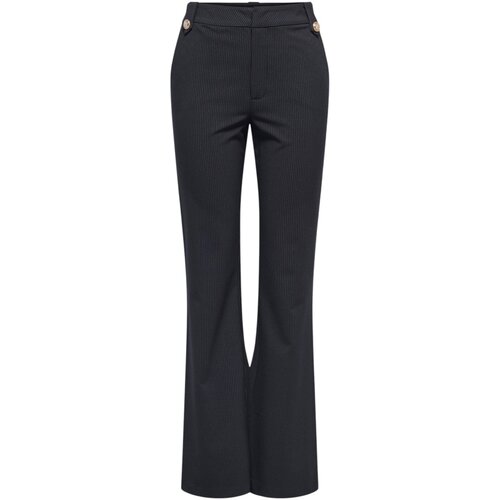 Only Elegantne hlače ONLNELIA HW PINS FLARED PANT CC TLR 15351135 Modra Slike