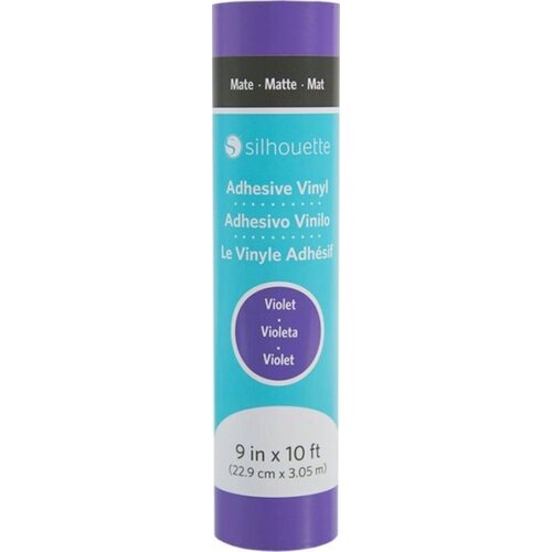 Silhouette Matte Removable Vinyl - 22,9 cm x 3 m - Violet Slike