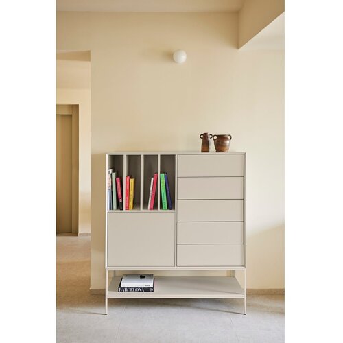 Teulat kremno bela omarica 120x140x45 cm platt &amp;ndash; Slike