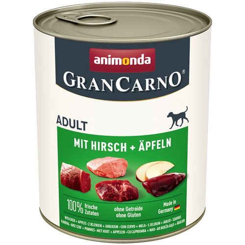  Varčno pakiranje animonda GranCarno Original Adult 24 x 800 g - Jelen in jabolko Cene
