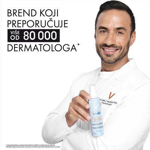 Vichy Capital Soleil UV Aqua za&amp;scaron;čitno pr&amp;scaron;ilo z vlažilnim učinkom SPF 50 200 ml Slike