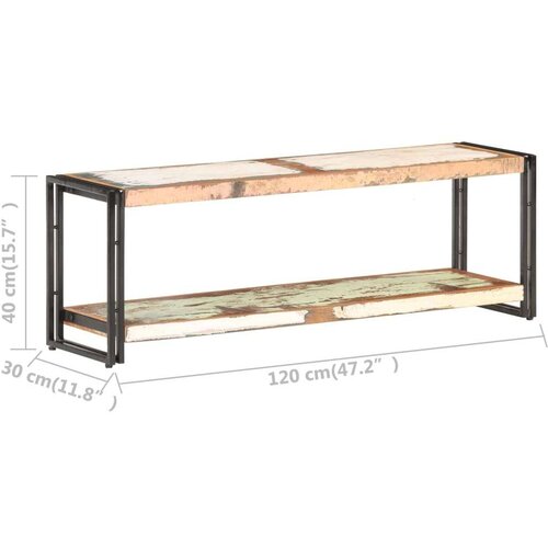 VidaXL TV omarica 120x30x40 cm trden predelan les, (20730304) Slike