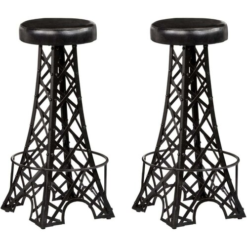  Barski stolčki 2 kosa pravo usnje, (20817337) Cene