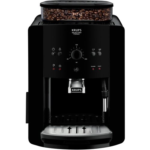 Krups EA81101 Aparat za espresso, 1,7 l, Ugrađen mlin, Crni Slike